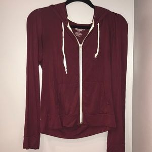 Maroon American Eagle (thin) Hoodie